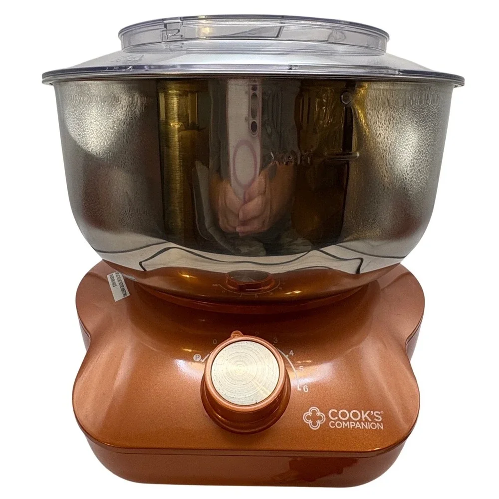 Cooks Companion 600W 5QT Open Mixer CCDM2 Copper Rose Gold + Extra Bowl